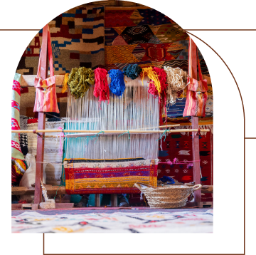 Handcrafted Moroccan rug