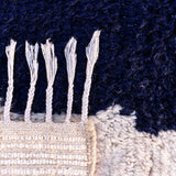 beautiful Beni Ouarain rug with amazing wool quality, Boots is offering a soft touch and vintage appeal