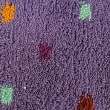 Purple Beni a colorful handmade Moroccan rug with a soft touch and vibrant purple hues